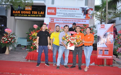 Khai trương văn phòng Bạn uống tôi lái tại Hải Phòng
